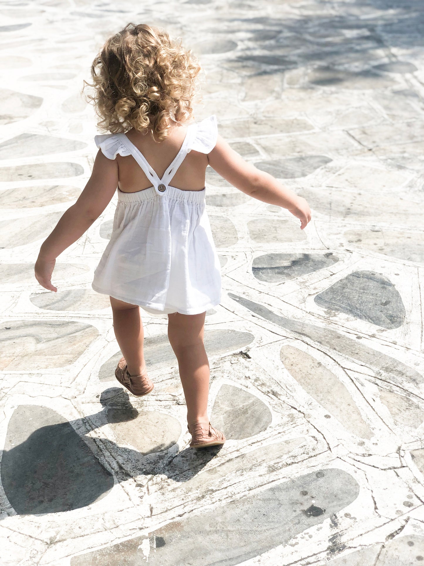 Lunar Set -Organic Cotton Muslin - Coconut White