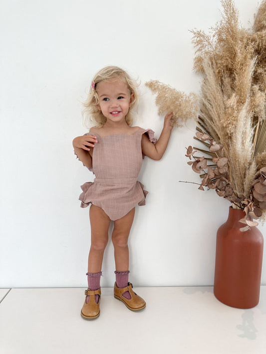 Theá Romper - Organic Cotton Muslin