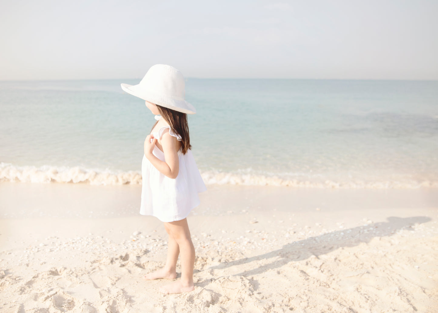 Lunar Dress - Organic cotton muslin - Coconut White